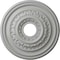 Ekena Millwork Orleans Ceiling Medallion (Fits Canopies up to 4 5/8"), 17 5/8"OD X 3 5/8"ID X 1 7/8"P, Frost CM17OLFRF - alternate 1